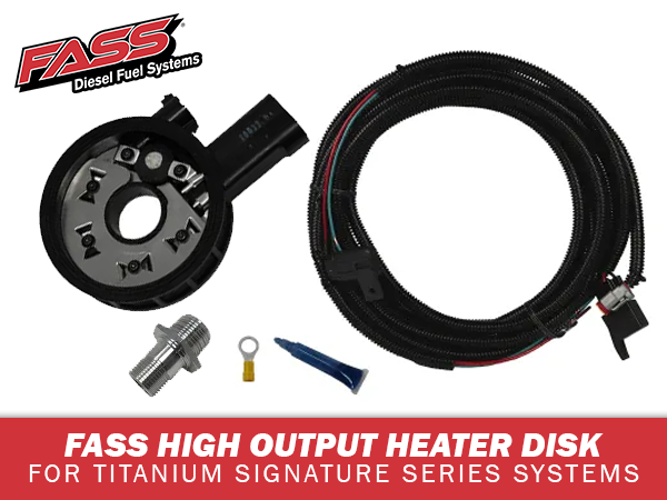 FASS Diesel Fuel Systems FASS High Output Heater Disk for Titanium Signature Series Systems