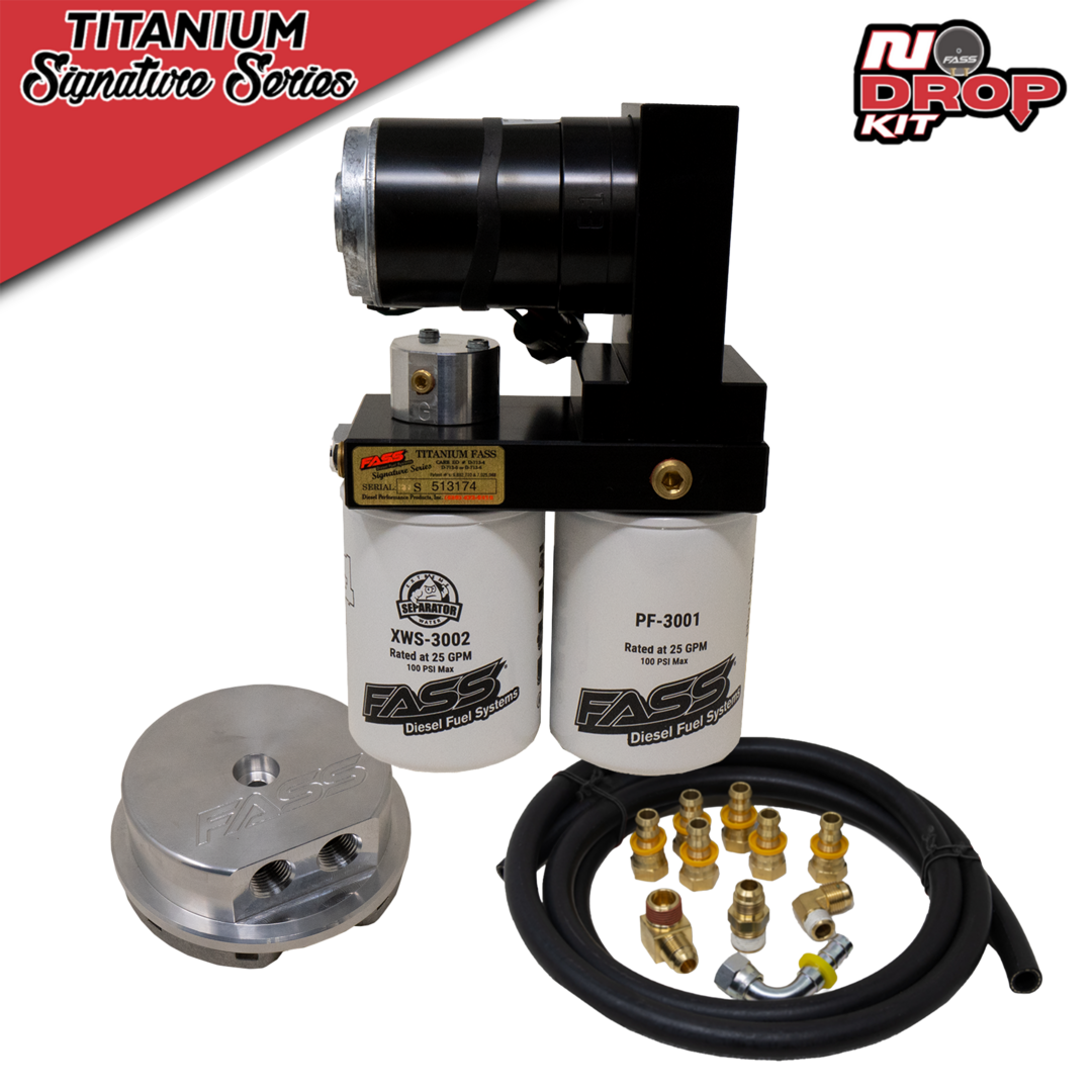 FASS Diesel Fuel Systems FASS Titanium Signature Series 140F 110GPH Fuel System for Nissan 2016-2019 Titan XD Cummins 5.0L (Stock-700HP)